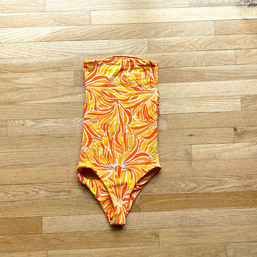 Orange and Yellow small Mikoh one piece